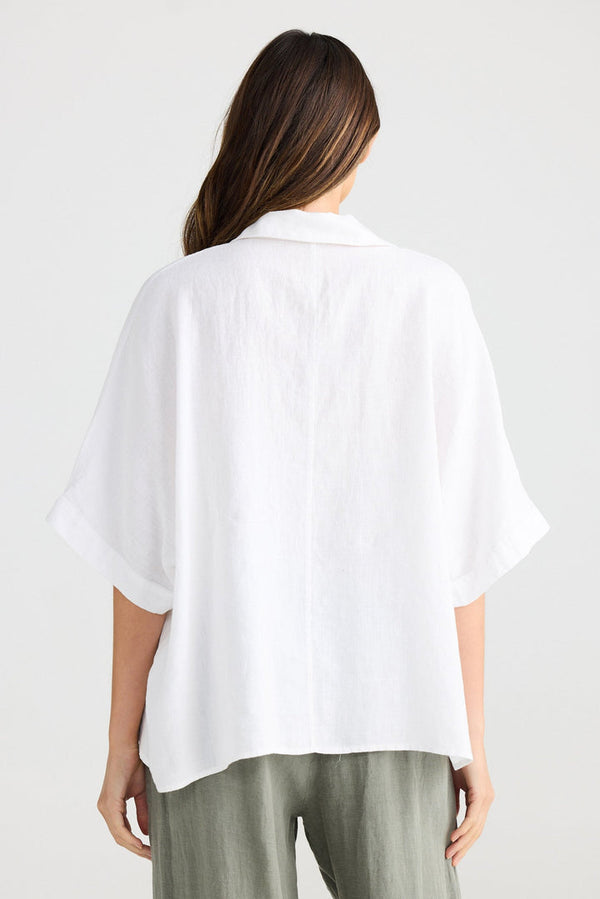 Shanty SH24239-1 Wander Top White Linen