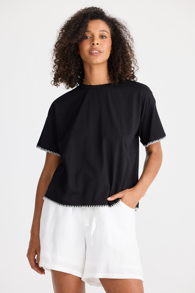 Shanty SH25107-1 Sicily Tee Black