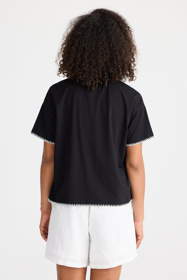 Shanty SH25107-1 Sicily Tee Black