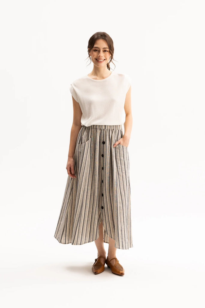 Blacklist Ceila Skirt Stripe
