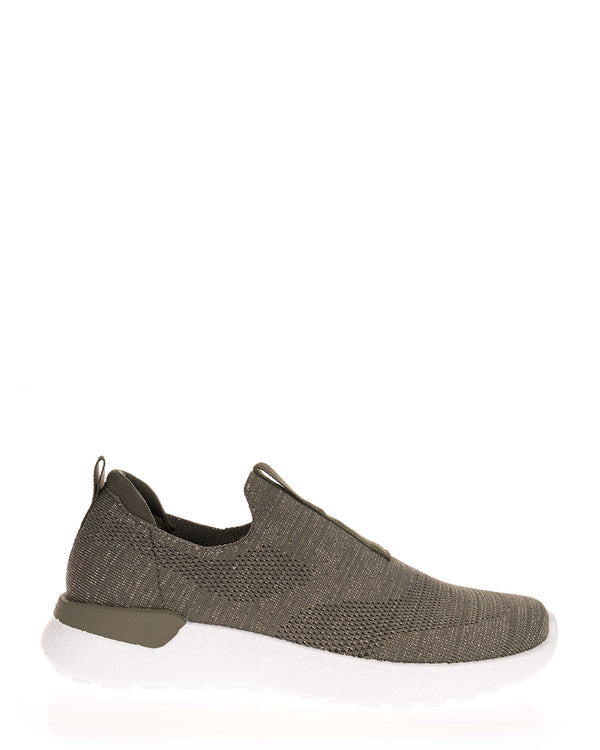 Scholl Maggie Olive Slip On Knit Casual