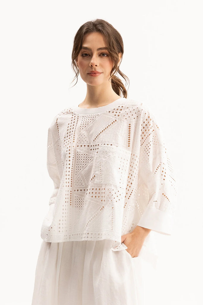 Blacklist Arden Top White