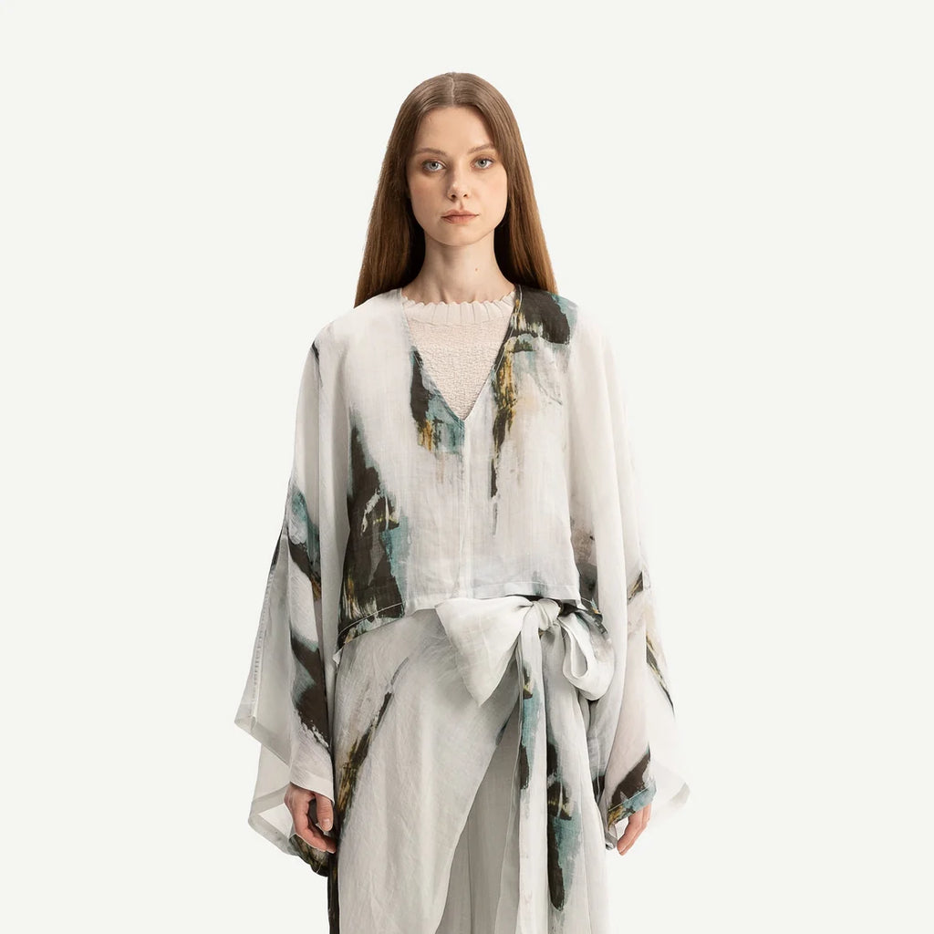 Bone & Arrow Virelle Top Print