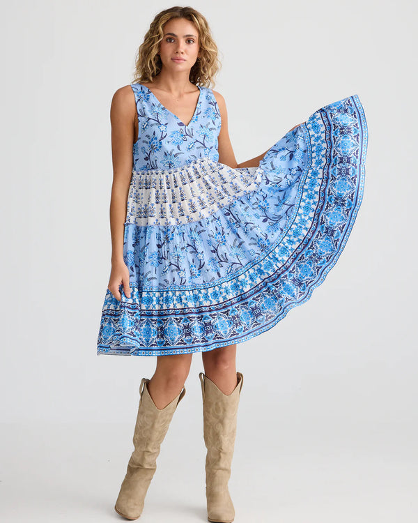 Talisman TA25230-1 Lucky Charm Dress Blueberry Fields