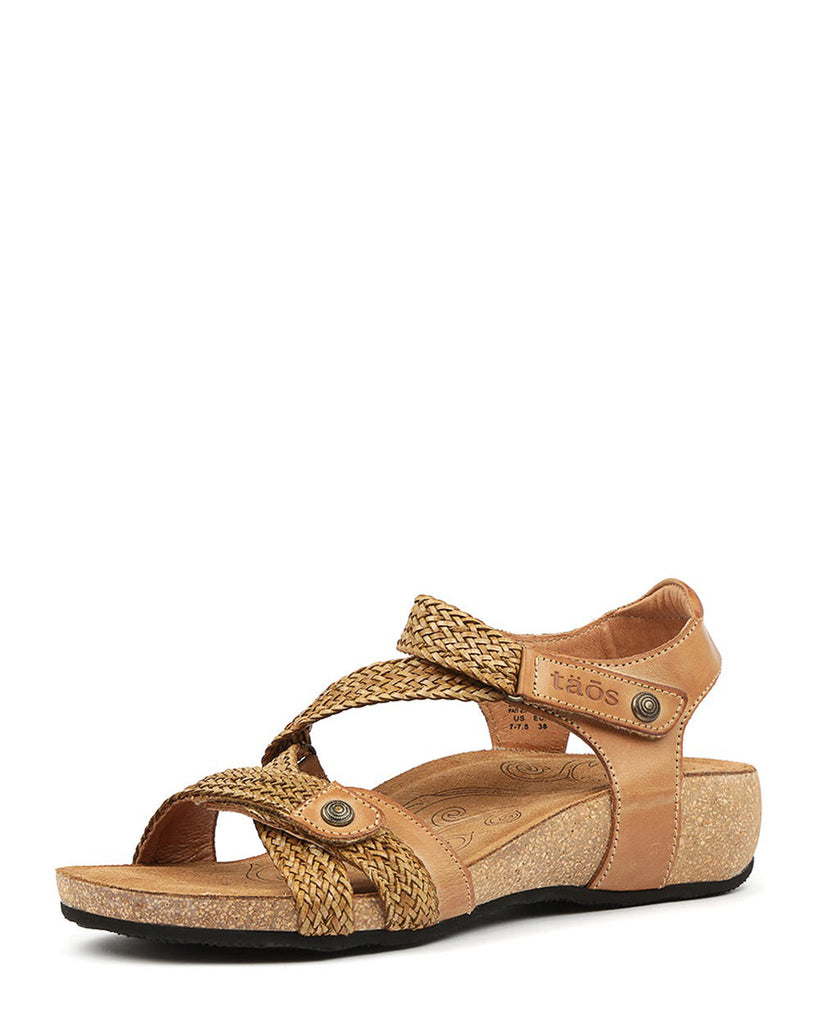 Taos Trulie Camel Leather Summer Sandal