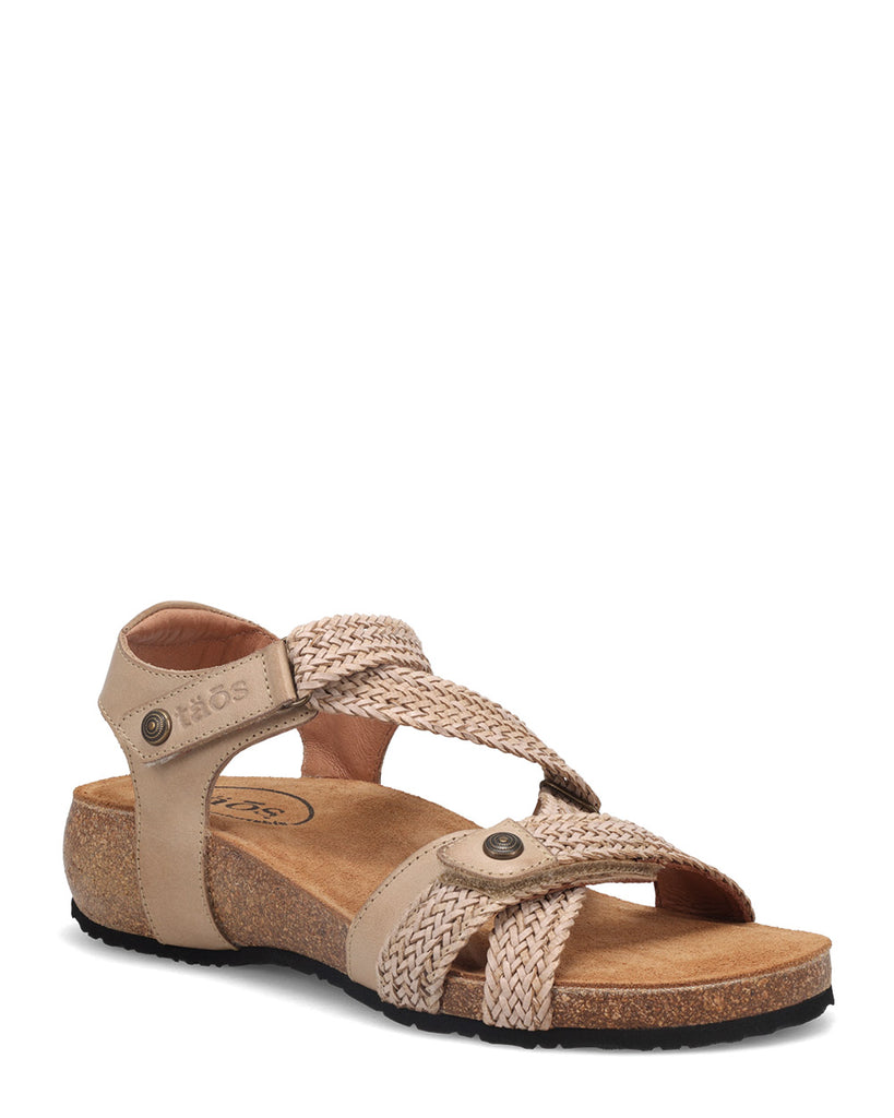 Taos Trulie Stone Leather Summer Sandal