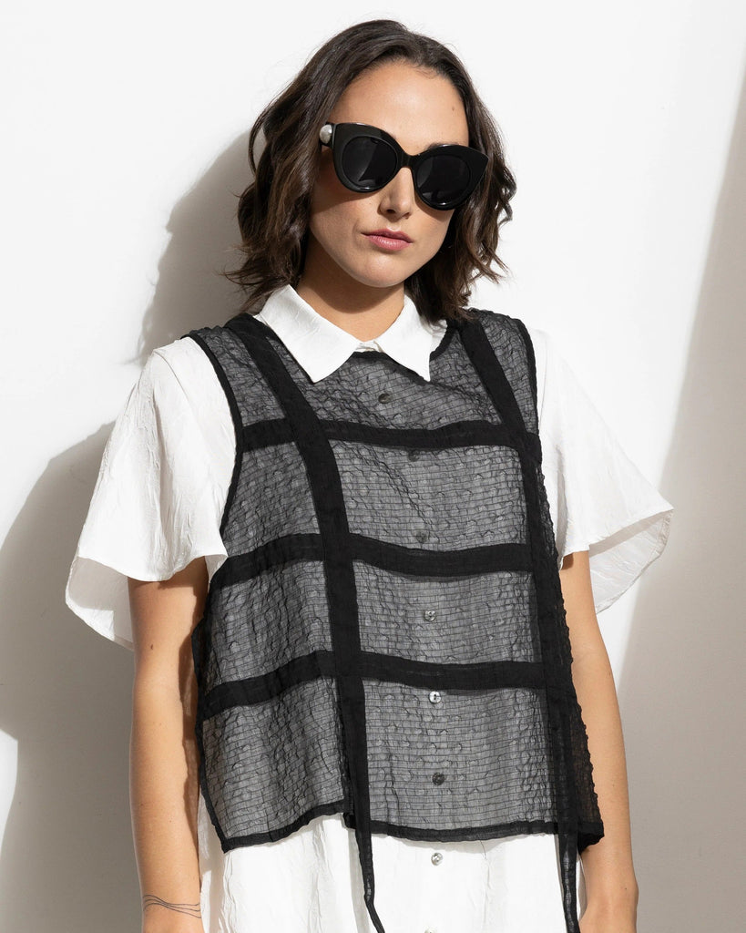 Two By Two Tavian Vest Black