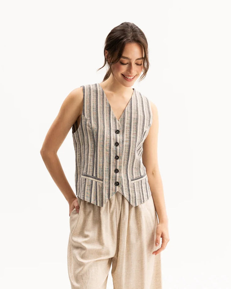 Blacklist Paula Vest Stripe