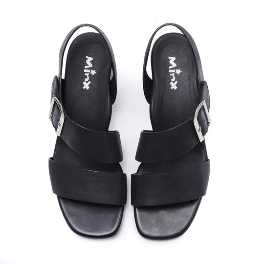 Minx Vibe Black Summer Shoe