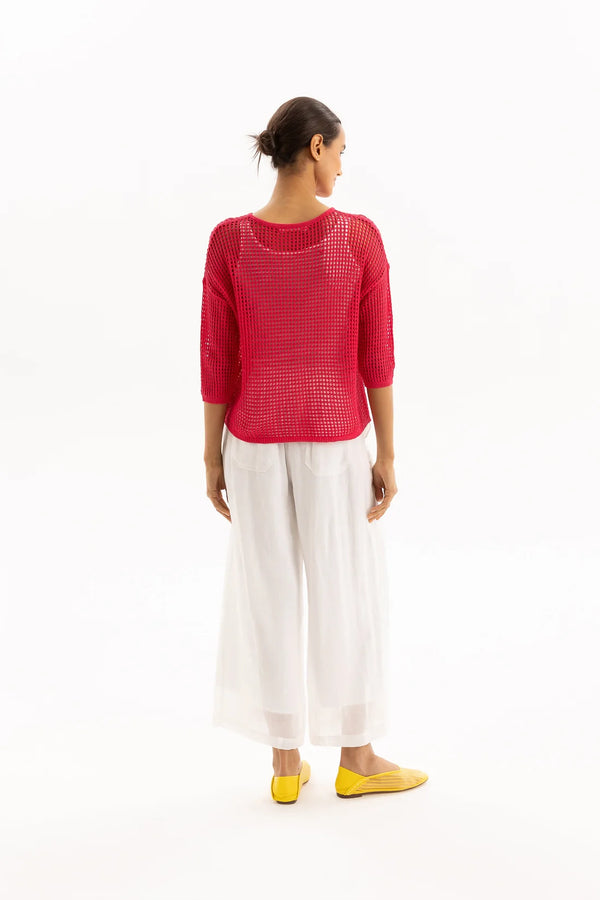Two By Two Rebe Top Hot Pink
