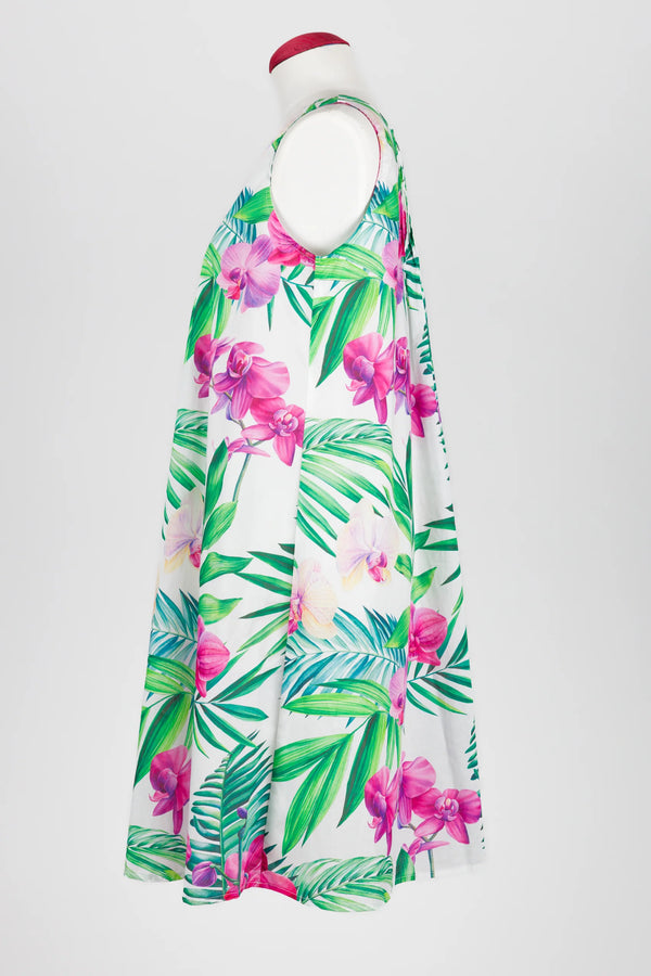 Carmen Kirstein Countess Tropical Orchid Cotton Nightwear