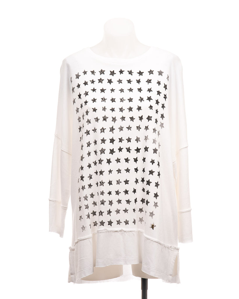 Adine Etoille Soft White Sweatshirt