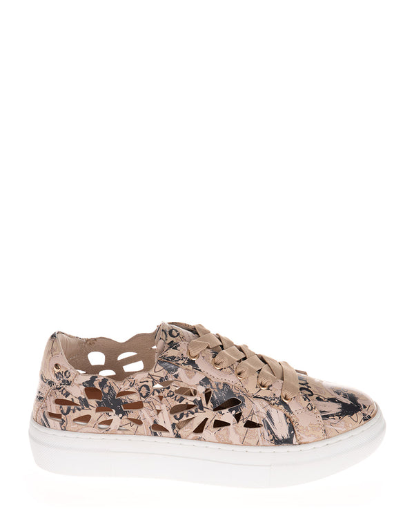 Alfie & Evie Marissa Naked Leather Casual Sneakers