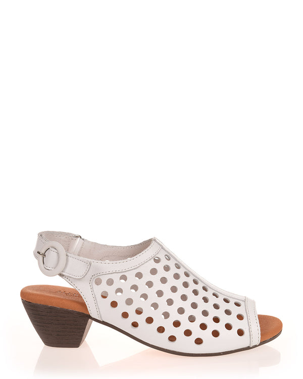 Alfie & Evie Odessey White Leather Shoe