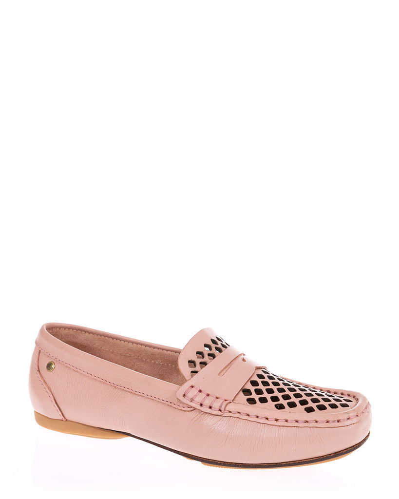 Andacco 45020 Alex Alfa Blush Leather Moccasins