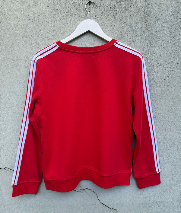 Sophie Moran Arm Stripe Sweatshirt Red/White