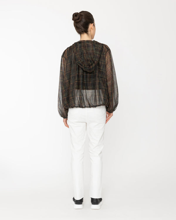 Blacklist Chelsea Top Check Olive Green