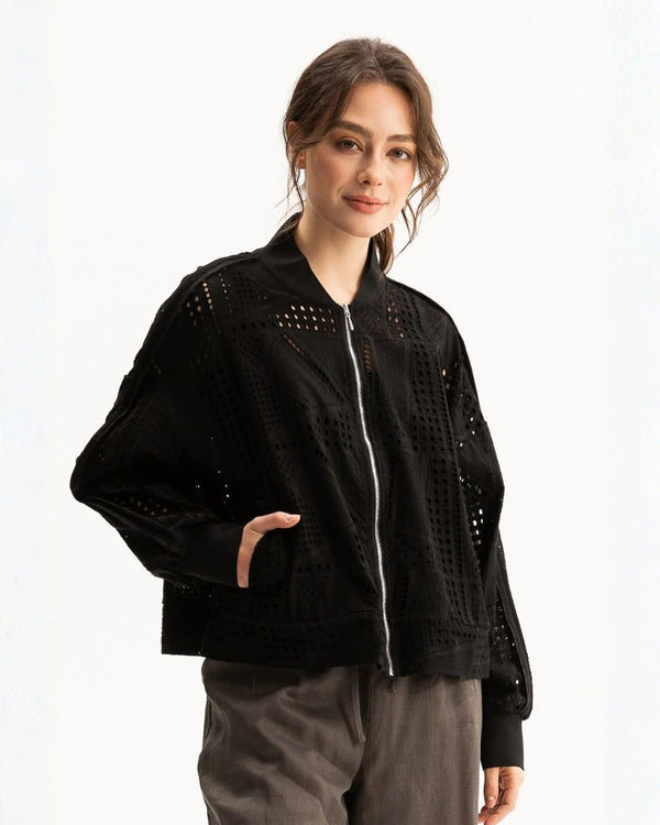 Blacklist Cora Bomber Jacket Black