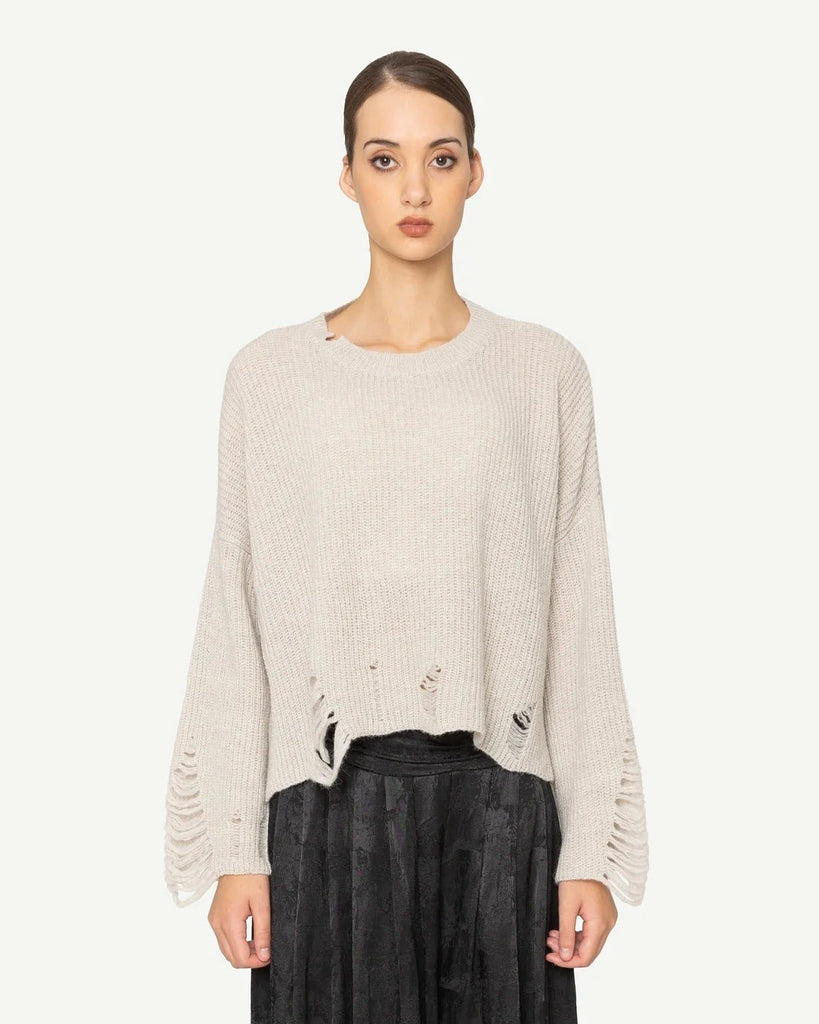 bone arrow ever jumper silver