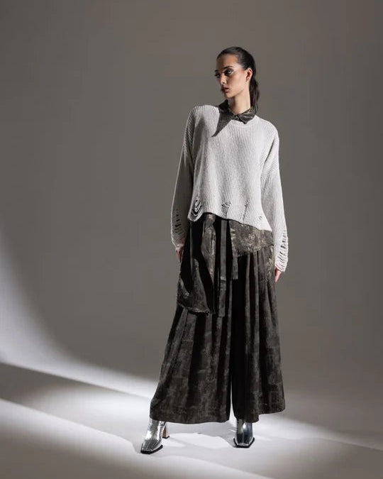 Bone & Arrow Ever Jumper Silver