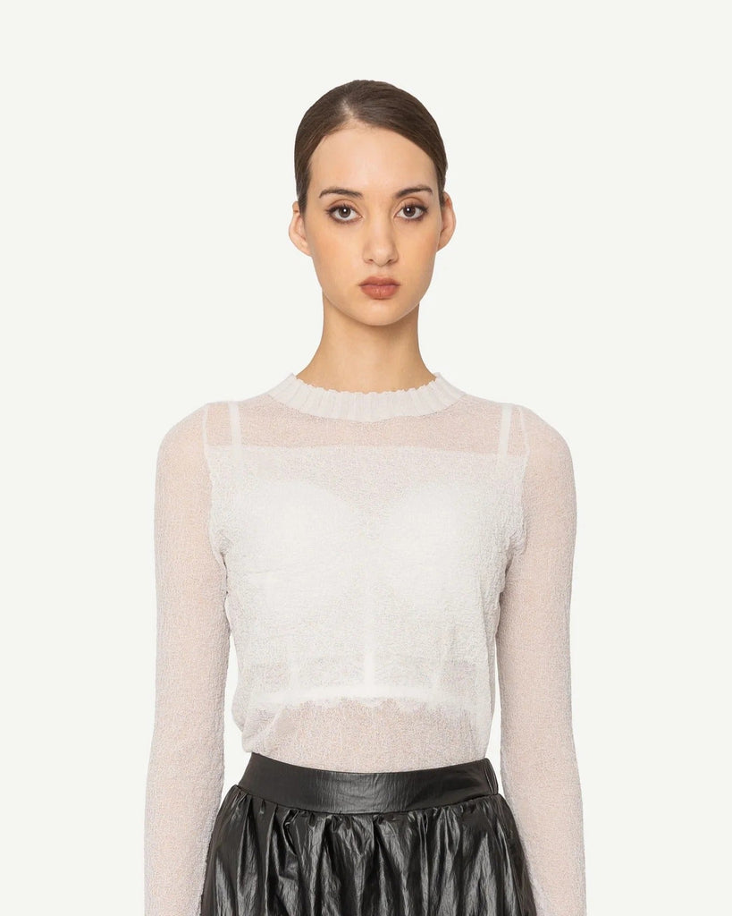 Bone & Arrow Evon Top Silver