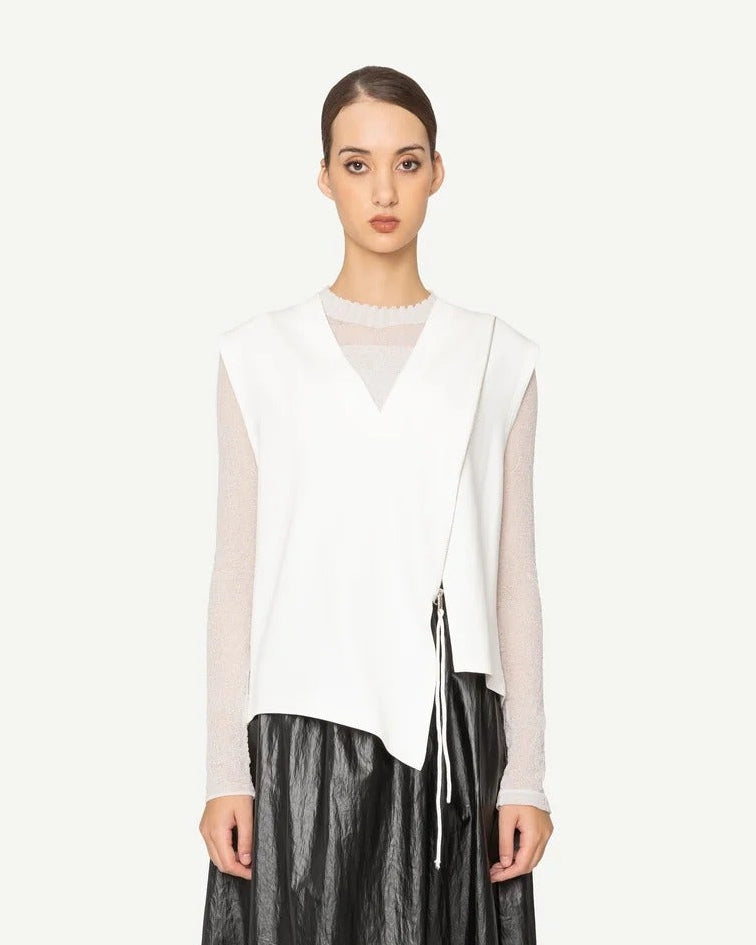 Bone & Arrow Jax Vest White