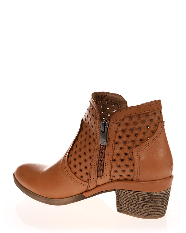 Cabello Barlow Tan Leather Ankle Boot