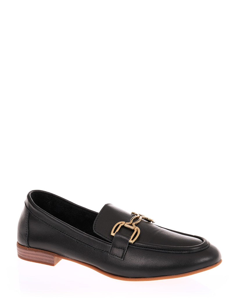 Cabello Gale Black Leather Loafer