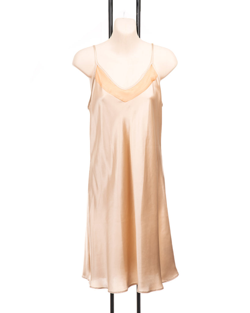 Carmen Kirstein Art Deco Silk Chemise Natural