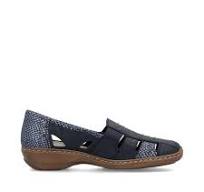 Rieker 41385-15 Gabes Navy Leather Shoe