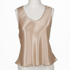 Carmen Kirstein Silk Singlet Natural