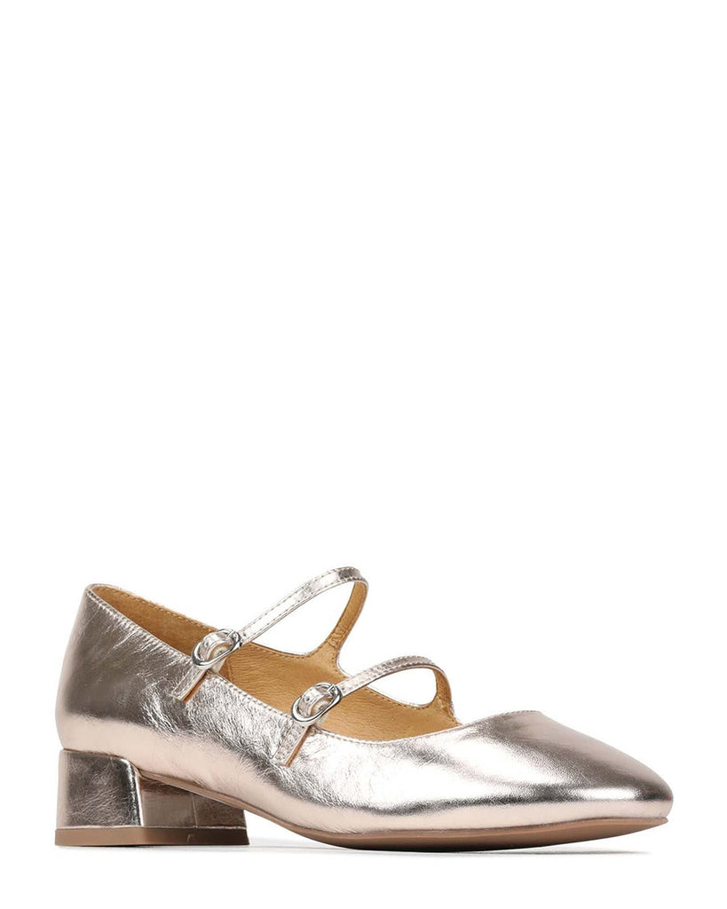 EOS Cessie Rose Metallic Leather Mary Jane Ballet