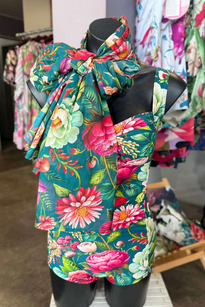 Annah Stretton Cotton Wrap Forest Flourish