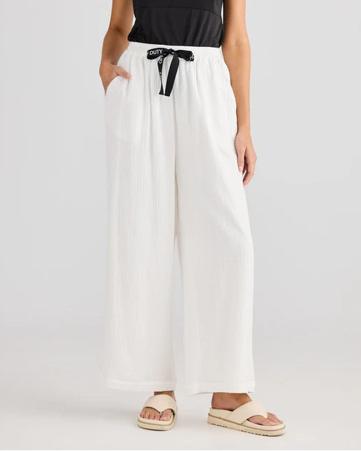 Holiday HC25185-1 Coral Pant White