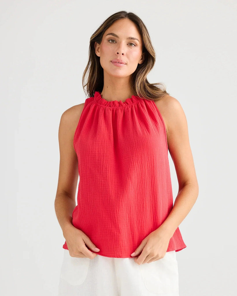Holiday HC26176-1 Margot Top Red