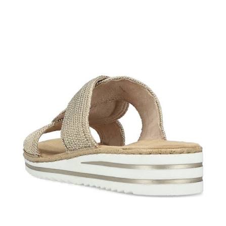 Rieker V06R4-90 Winslet Gold Slide