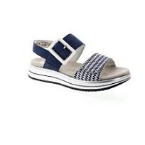 Remonte D1J53-14 Sam Blue Leather Combination Sandal