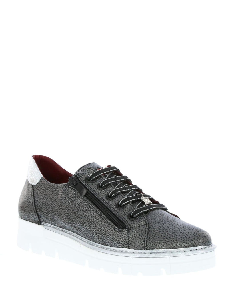Jose Saenz 2001 H-M Antracita-Plata Leather Sneaker