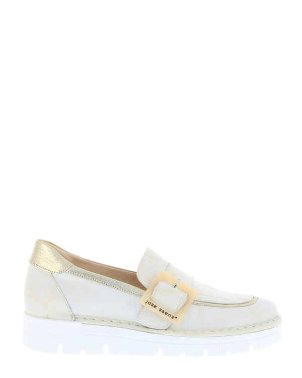 Jose Saenz 2017 Koda Nata Champagne Leather Casual Loafer