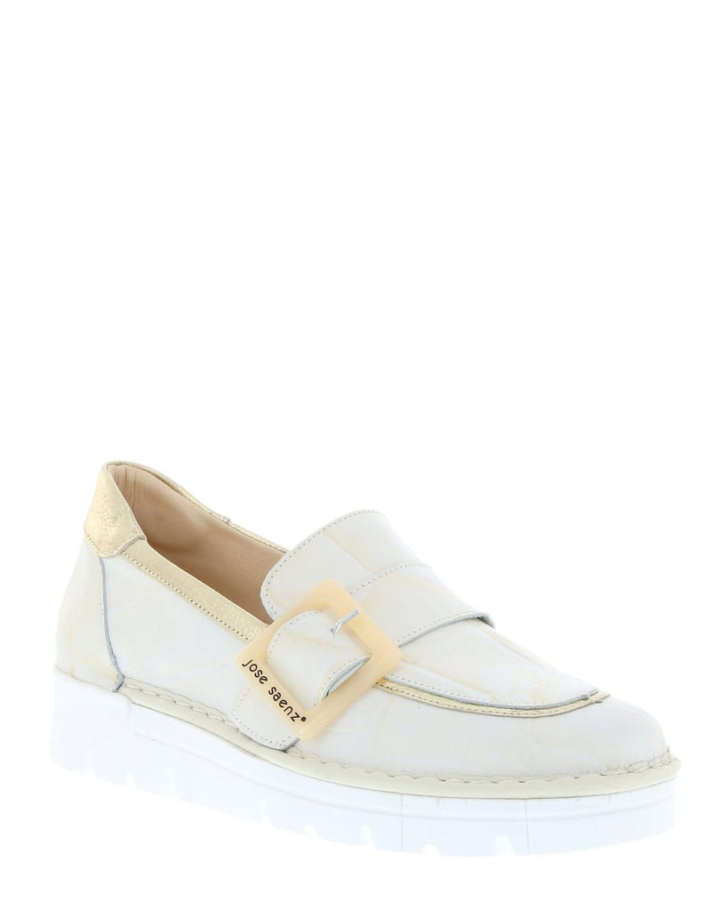 Jose Saenz 2017 Koda Nata Champagne Leather Casual Loafer