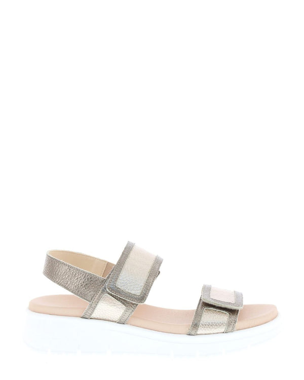 Jose Saenz 2151 Onix/Platino Leather Sandal