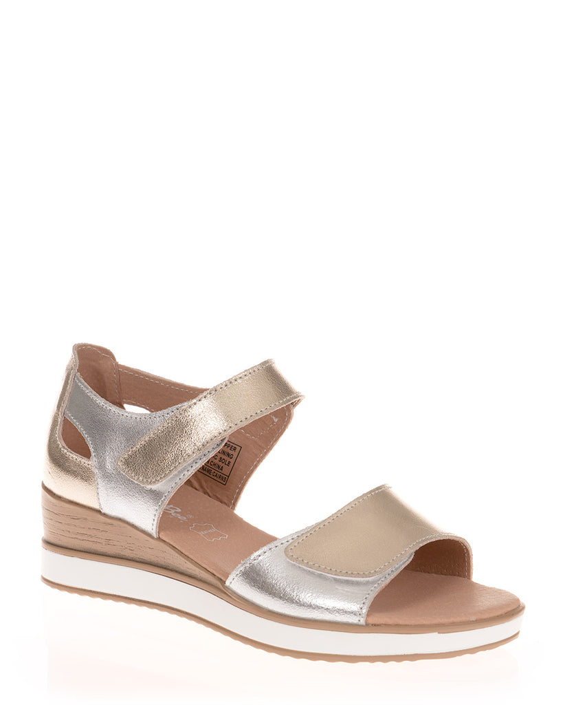 Just Bee Cairns Multi Smooth Leather Comfort Sandal