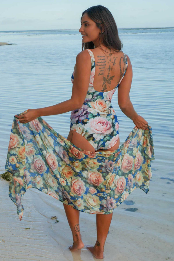 Annah Stretton Cotton Wrap Renoirs Roses