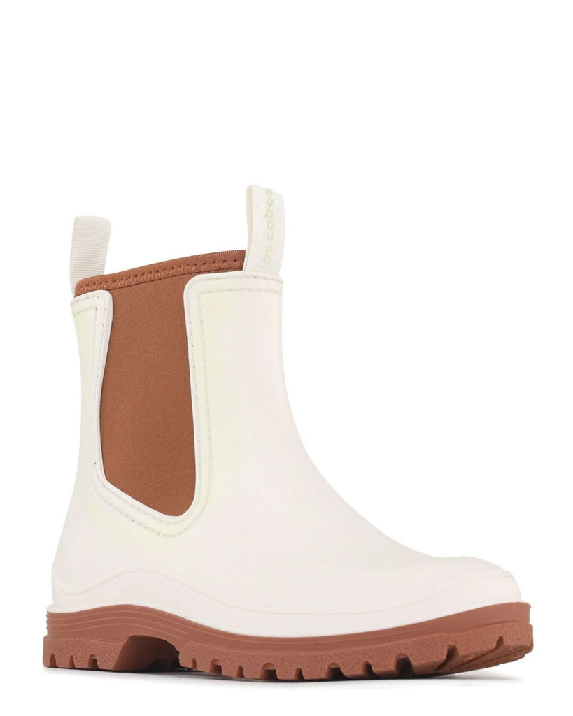Los Cabos Amelia Cream Ankle Boot