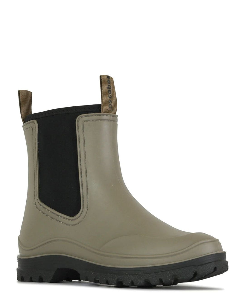 Los Cabos Amelia Khaki Ankle Boot