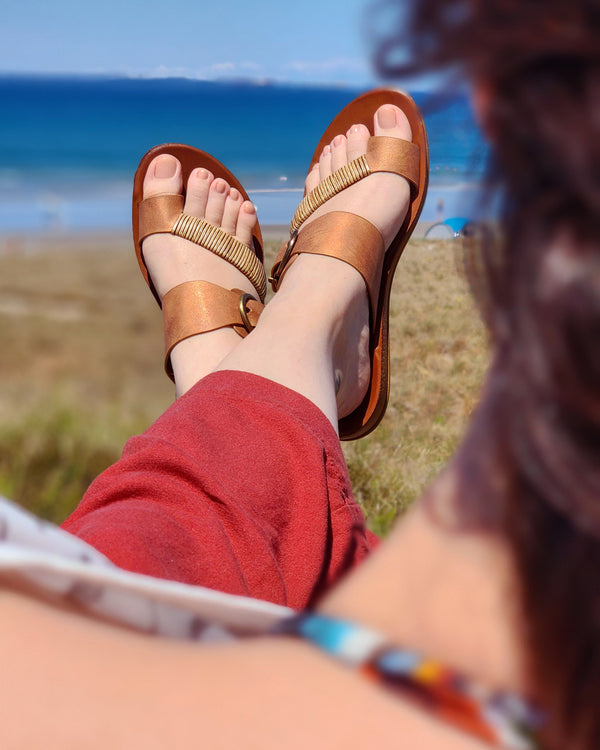 Los Cabos Bria Taupe Slide
