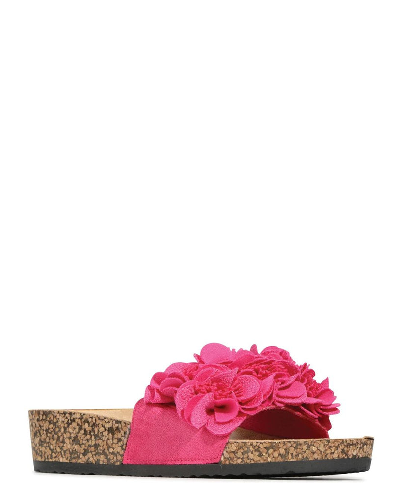 Los Cabos Corsage Fuchsia Slide