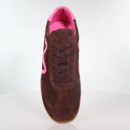 Minx Magnum Cafe Suede Pink Sneaker