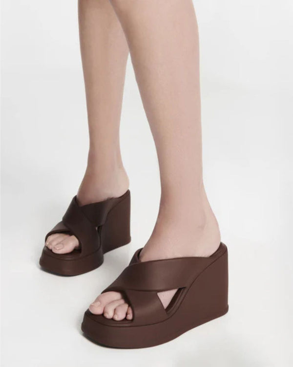 Melissa 37856 Free Vibe AD Platform Bronze Slide