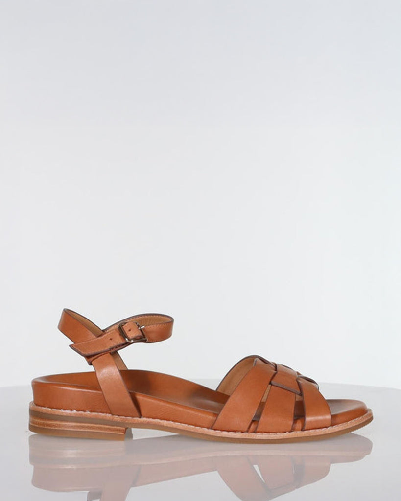 Minx Athens Tan Leather Sandal